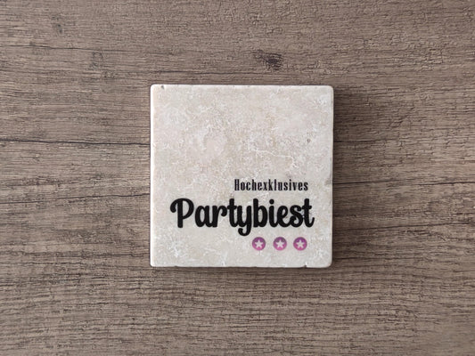 Untersetzer aus Marmor | Hochexklusives Partybiest | Vintage | Shabby |